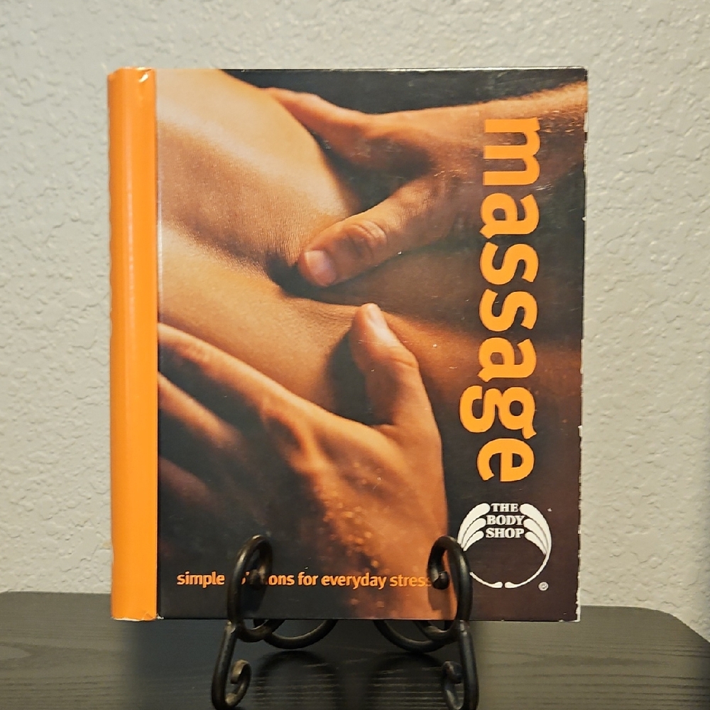 The Body Shop Massage Guide - Orange and Black